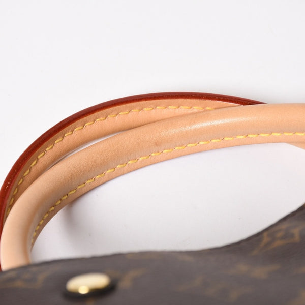 新品同様 LOUIS VUITTON ルイヴィトン モンテーニュMM モノグラム ハンドバッグ M41056 ブラウン 中古 4a004867