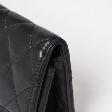 画像をギャラリービューアに読み込む, 極美品 CHROME HEARTS クロムハーツ ディナーバッグ クラッチバッグ ラージクロス マトラッセ ラムスキン ブラック 中古 4a005179