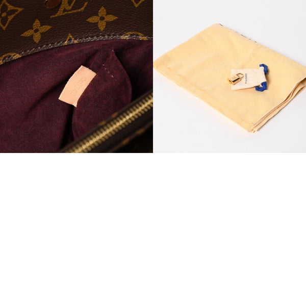 新品同様 LOUIS VUITTON ルイヴィトン モンテーニュMM モノグラム ハンドバッグ M41056 ブラウン 中古 4a004867