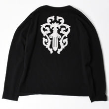 画像をギャラリービューアに読み込む, 極美品 CHROME HEARTS クロムハーツ × LUCIEN PELLAT-FINET ルシアンペラフィネ ヴァインダガー ニットセーター ブラック 中古 4a005033