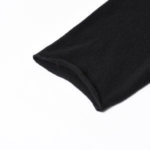 極美品 CHROME HEARTS クロムハーツ × LUCIEN PELLAT-FINET ルシアンペラフィネ ヴァインダガー ニットセーター ブラック 中古 4a005033