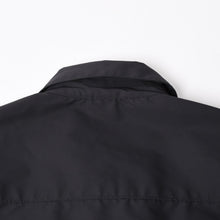 画像をギャラリービューアに読み込む, 極美品 CHROME HEARTS クロムハーツ Y NOT CARPENTER LEATHER POCKET ナイロンジップシャツ サイズXL CHクロスパッチ 中古 4a005209