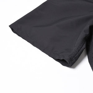 極美品 CHROME HEARTS クロムハーツ Y NOT CARPENTER LEATHER POCKET ナイロンジップシャツ サイズXL CHクロスパッチ 中古 4a005209