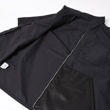 画像をギャラリービューアに読み込む, 極美品 CHROME HEARTS クロムハーツ Y NOT CARPENTER LEATHER POCKET ナイロンジップシャツ サイズXL CHクロスパッチ 中古 4a005209