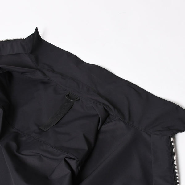 極美品 CHROME HEARTS クロムハーツ Y NOT CARPENTER LEATHER POCKET ナイロンジップシャツ サイズXL CHクロスパッチ 中古 4a005209