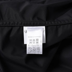 極美品 CHROME HEARTS クロムハーツ Y NOT CARPENTER LEATHER POCKET ナイロンジップシャツ サイズXL CHクロスパッチ 中古 4a005209