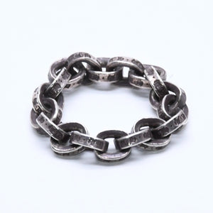 CHROME HEARTS クロムハーツ ペーパーチェーンリング 指輪 サイズ12号 重量約4.74g シルバー925 SV925 美品 中古 4a005200