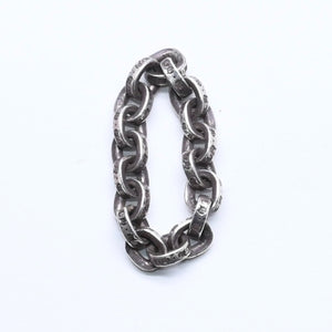 CHROME HEARTS クロムハーツ ペーパーチェーンリング 指輪 サイズ9号 重量約4.55g シルバー925 アクセサリー 美品 中古 4a005197