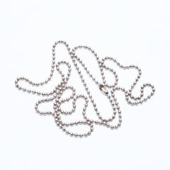 CHROME HEARTS クロムハーツ BALL CHAIN NECKLACE 30inch ボールチェーンネックレス 30インチ 重量9.28g 全長約76.5cm 美品 中古 4a005193