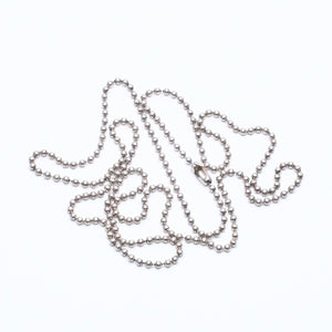 CHROME HEARTS クロムハーツ BALL CHAIN NECKLACE 30inch ボールチェーンネックレス 30インチ 重量9.28g 全長約76.5cm 美品 中古 4a005193