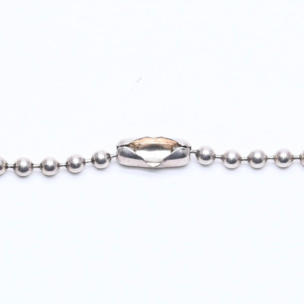 CHROME HEARTS クロムハーツ BALL CHAIN NECKLACE 30inch ボールチェーンネックレス 30インチ 重量9.28g 全長約76.5cm 美品 中古 4a005193