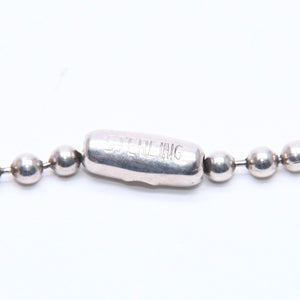 CHROME HEARTS クロムハーツ BALL CHAIN NECKLACE 30inch ボールチェーンネックレス 30インチ 重量9.28g 全長約76.5cm 美品 中古 4a005193