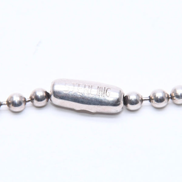 CHROME HEARTS クロムハーツ BALL CHAIN NECKLACE 30inch ボールチェーンネックレス 30インチ 重量9.28g 全長約76.5cm 美品 中古 4a005193