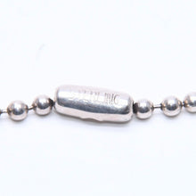 画像をギャラリービューアに読み込む, CHROME HEARTS クロムハーツ BALL CHAIN NECKLACE 30inch ボールチェーンネックレス 30インチ 重量9.28g 全長約76.5cm 美品 中古 4a005193