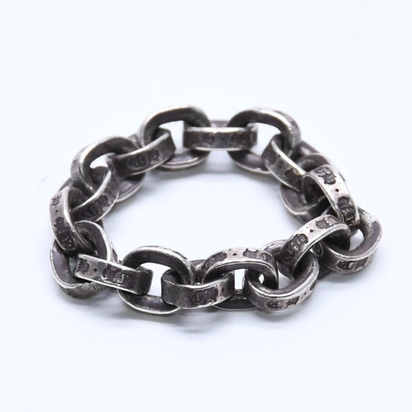 CHROME HEARTS クロムハーツ ペーパーチェーンリング 指輪 サイズ12号 重量約4.74g シルバー925 SV925 美品 中古 4a005200