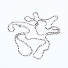 CHROME HEARTS クロムハーツ BALL CHAIN NECKLACE 30inch ボールチェーンネックレス 30インチ 重量8.94g 全長約76.5cm 美品 中古 4a005196