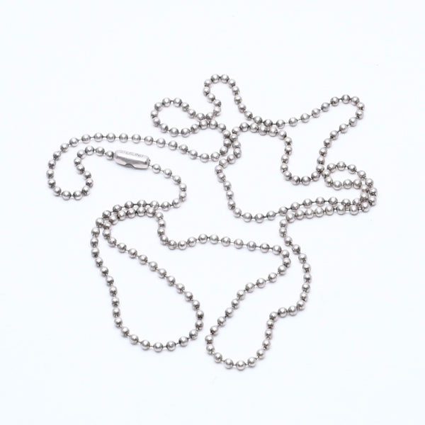 CHROME HEARTS クロムハーツ BALL CHAIN NECKLACE 30inch ボールチェーンネックレス 30インチ 重量8.94g 全長約76.5cm 美品 中古 4a005196