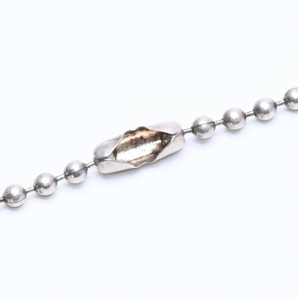 CHROME HEARTS クロムハーツ BALL CHAIN NECKLACE 30inch ボールチェーンネックレス 30インチ 重量8.94g 全長約76.5cm 美品 中古 4a005196