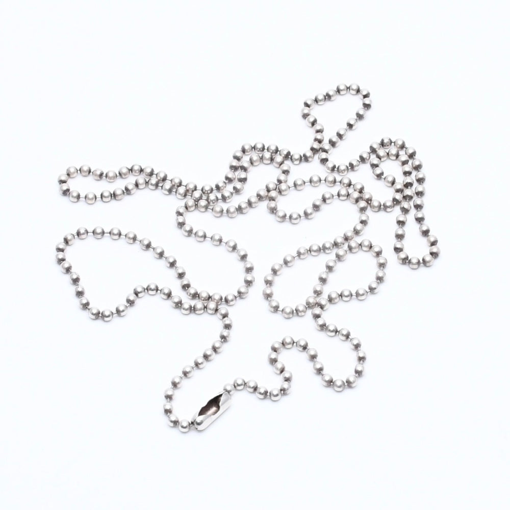 CHROME HEARTS BALL CHAIN ​​NECKLACE 30inch Ball chain necklace 30 inches Weight 8.73g Total length approx. 76cm Good condition Used 4a005195