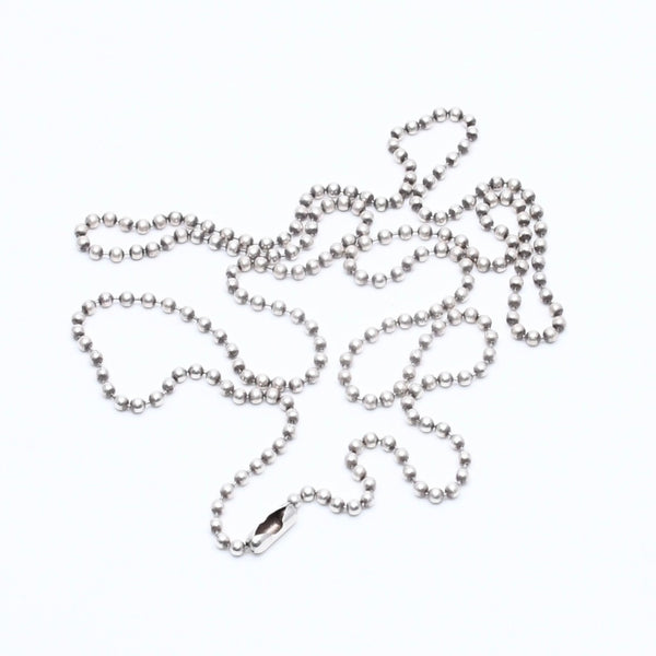 CHROME HEARTS クロムハーツ BALL CHAIN NECKLACE 30inch ボールチェーンネックレス 30インチ 重量8.73g 全長約76cm 美品 中古 4a005195