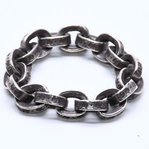 CHROME HEARTS クロムハーツ ペーパーチェーンリング 指輪 サイズ12号 重量約4.74g シルバー925 SV925 美品 中古 4a005200