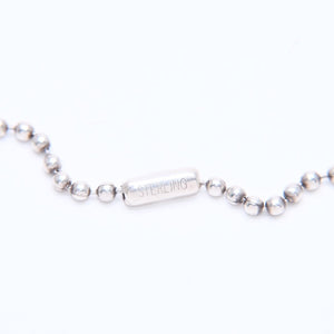CHROME HEARTS クロムハーツ BALL CHAIN NECKLACE 30inch ボールチェーンネックレス 30インチ 重量8.73g 全長約76cm 美品 中古 4a005195