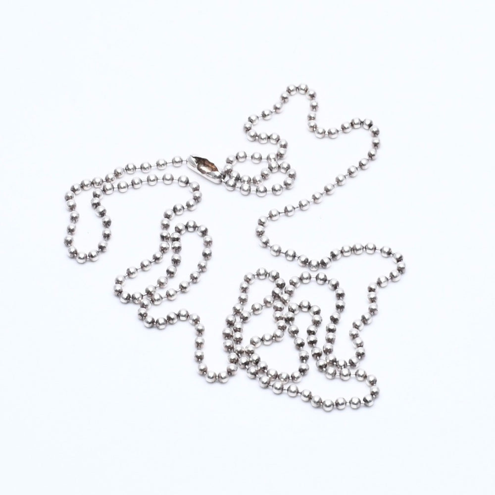 CHROME HEARTS BALL CHAIN ​​NECKLACE 30inch Ball chain necklace 30 inches Weight 8.32g Total length approx. 76cm Good condition Used 4a005194
