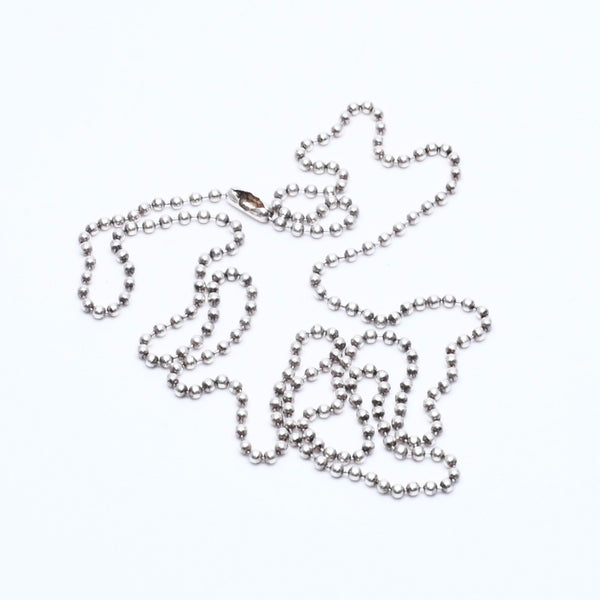 CHROME HEARTS クロムハーツ BALL CHAIN NECKLACE 30inch ボールチェーンネックレス 30インチ 重量8.32g 全長約76cm 美品 中古 4a005194