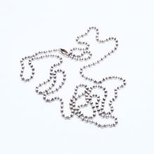 画像をギャラリービューアに読み込む, CHROME HEARTS クロムハーツ BALL CHAIN NECKLACE 30inch ボールチェーンネックレス 30インチ 重量8.32g 全長約76cm 美品 中古 4a005194