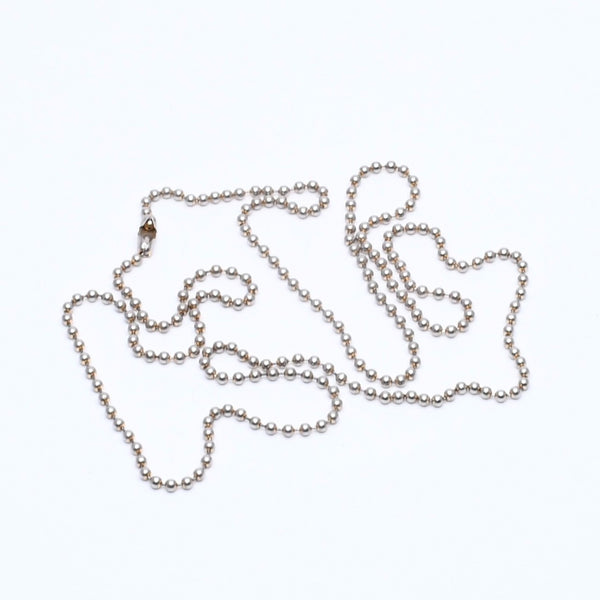 CHROME HEARTS クロムハーツ BALL CHAIN NECKLACE 30inch ボールチェーンネックレス 30インチ 重量9.90g 全長約76cm 美品 中古 4a005182