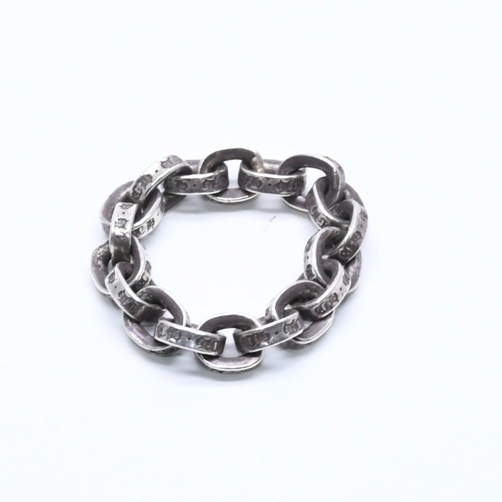 CHROME HEARTS Paper Chain Ring Size 9 Weight Approx. 4.55g Silver 925 Accessory Good Condition Used 4a005197