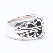 画像をギャラリービューアに読み込む, 極美品 CHROME HEARTS クロムハーツ FLORAL CROSS フローラルクロス リング 重量約18.74g サイズ18号 スターリングシルバー 中古 4a005205