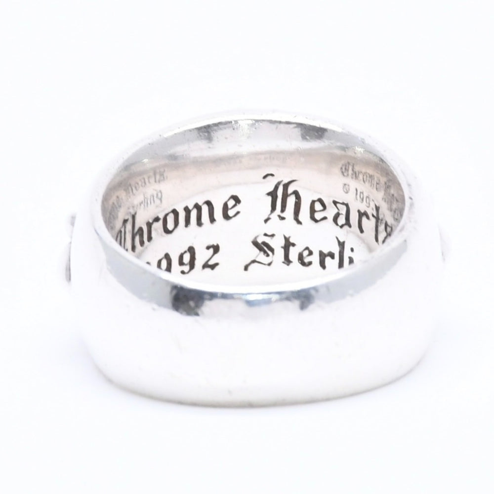 Very Good Condition CHROME HEARTS FLORAL CROSS Ring Weight approx. 18.74g Size 18 Sterling Silver Used 4a005205
