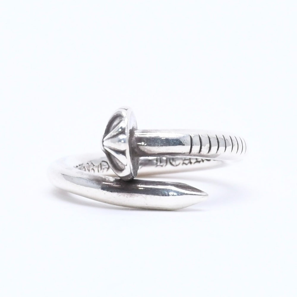 CHROME HEARTS RNG NAIL W/CROSS BALL Nail cross ball ring Weight approx. 6.55g Size 6 Silver 925 Good condition Used 4a005173