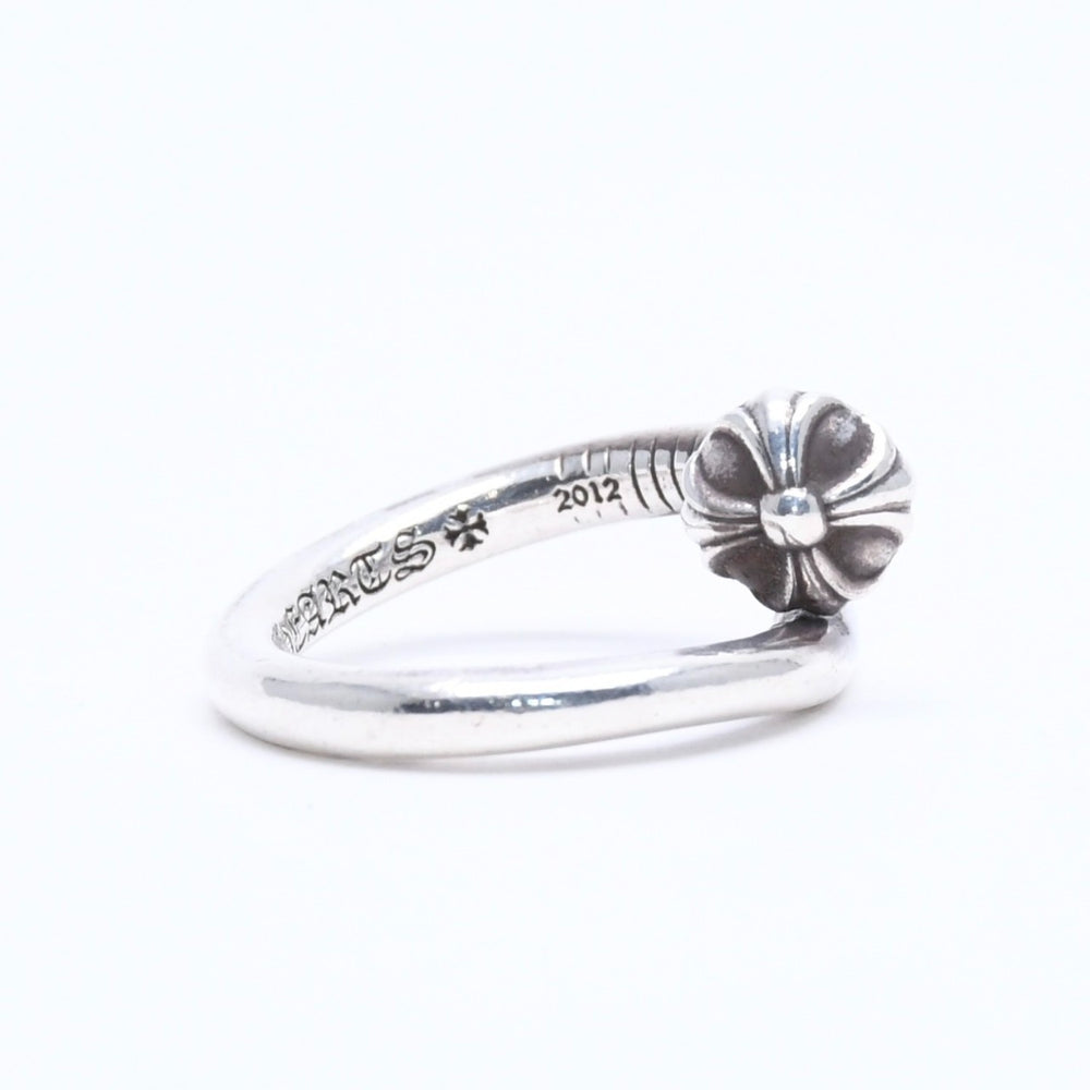 CHROME HEARTS RNG NAIL W/CROSS BALL Nail cross ball ring Weight approx. 6.55g Size 6 Silver 925 Good condition Used 4a005173