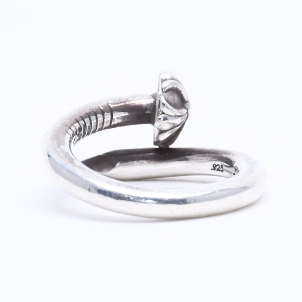 CHROME HEARTS RNG NAIL W/CROSS BALL Nail cross ball ring Weight approx. 6.55g Size 6 Silver 925 Good condition Used 4a005173