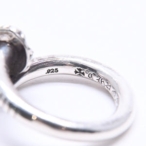 CHROME HEARTS クロムハーツ RNG NAIL W/CROSS BALL ネイル クロスボールリング 重量約6.55g サイズ6号 シルバー925 美品 中古 4a005173