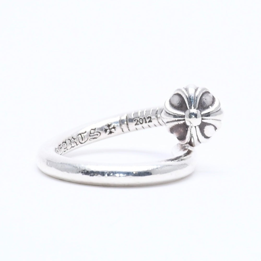 CHROME HEARTS RNG NAIL W/CROSS BALL Nail cross ball ring Weight approx. 5.70g Size 6 Silver 925 Good condition Used 4a005175