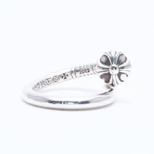 画像をギャラリービューアに読み込む, CHROME HEARTS クロムハーツ RNG NAIL W/CROSS BALL ネイル クロスボールリング 重量約5.70g サイズ6号 シルバー925 美品 中古 4a005175