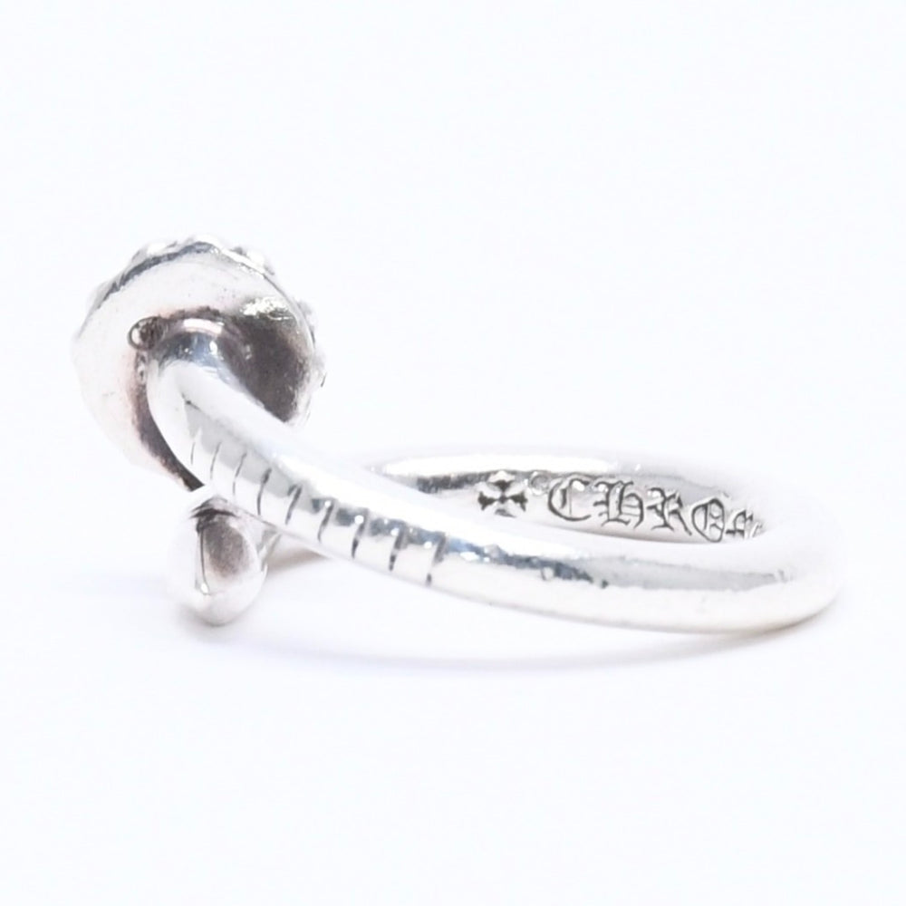 CHROME HEARTS RNG NAIL W/CROSS BALL Nail cross ball ring Weight approx. 5.70g Size 6 Silver 925 Good condition Used 4a005175