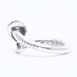 CHROME HEARTS クロムハーツ RNG NAIL W/CROSS BALL ネイル クロスボールリング 重量約5.70g サイズ6号 シルバー925 美品 中古 4a005175