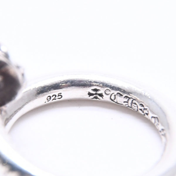 CHROME HEARTS クロムハーツ RNG NAIL W/CROSS BALL ネイル クロスボールリング 重量約5.70g サイズ6号 シルバー925 美品 中古 4a005175