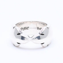 画像をギャラリービューアに読み込む, CHROME HEARTS クロムハーツ DOUBLE FLEUR KNEE ダブルフレアニー リング 重量約20.70g サイズ19号 シルバー925 美品 中古 4a005223