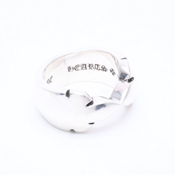 CHROME HEARTS クロムハーツ DOUBLE FLEUR KNEE ダブルフレアニー リング 重量約20.70g サイズ19号 シルバー925 美品 中古 4a005223