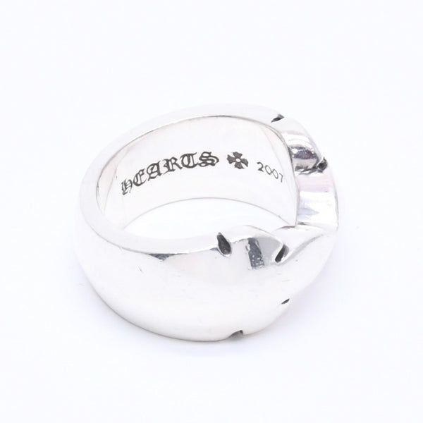 CHROME HEARTS クロムハーツ DOUBLE FLEUR KNEE ダブルフレアニー リング 重量約20.70g サイズ19号 シルバー925 美品 中古 4a005223