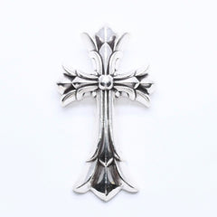 CHROME HEARTS クロムハーツ LG DOUBLE CH CROSS ラージ ダブルCHクロス ペンダントトップ 重量約100.63g シルバー925 美品 中古 4a005187