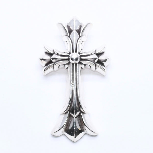 CHROME HEARTS クロムハーツ LG DOUBLE CH CROSS ラージ ダブルCHクロス ペンダントトップ 重量約100.63g シルバー925 美品 中古 4a005187