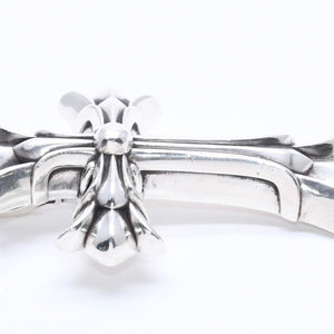 CHROME HEARTS クロムハーツ LG DOUBLE CH CROSS ラージ ダブルCHクロス ペンダントトップ 重量約100.63g シルバー925 美品 中古 4a005187
