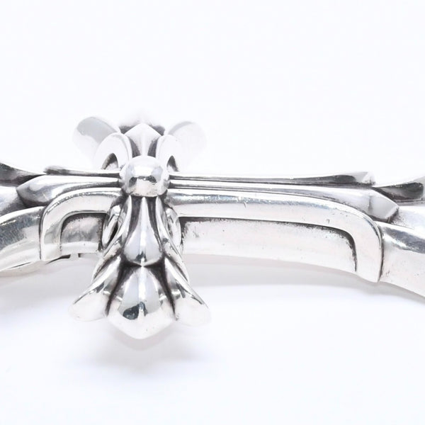 CHROME HEARTS クロムハーツ LG DOUBLE CH CROSS ラージ ダブルCHクロス ペンダントトップ 重量約100.63g シルバー925 美品 中古 4a005187