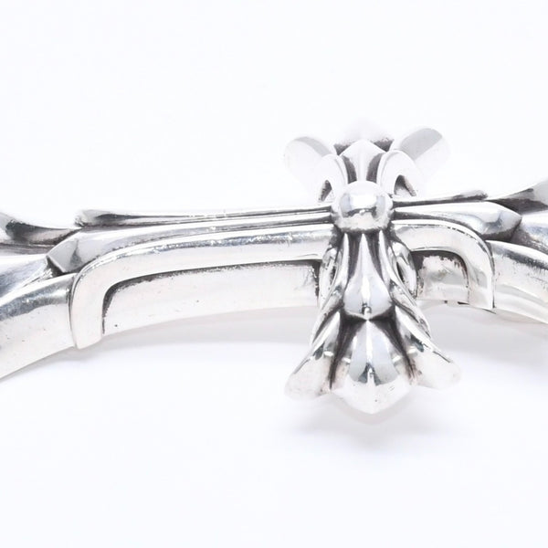 CHROME HEARTS クロムハーツ LG DOUBLE CH CROSS ラージ ダブルCHクロス ペンダントトップ 重量約100.63g シルバー925 美品 中古 4a005187